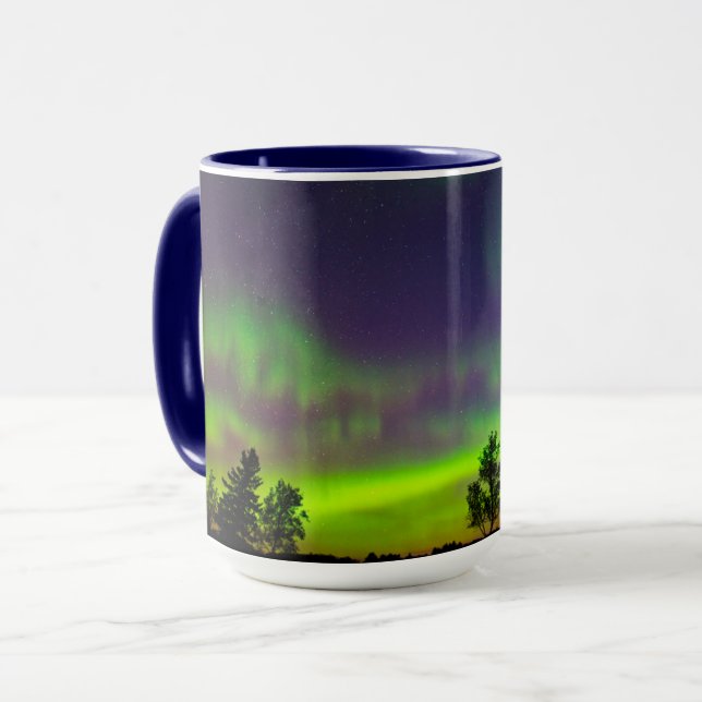 Norra ljuset | Manitoba Kanada Mugg (Framsida vänster)
