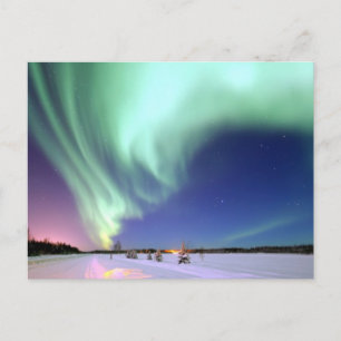 Norra ljuset över Alaska Vykort