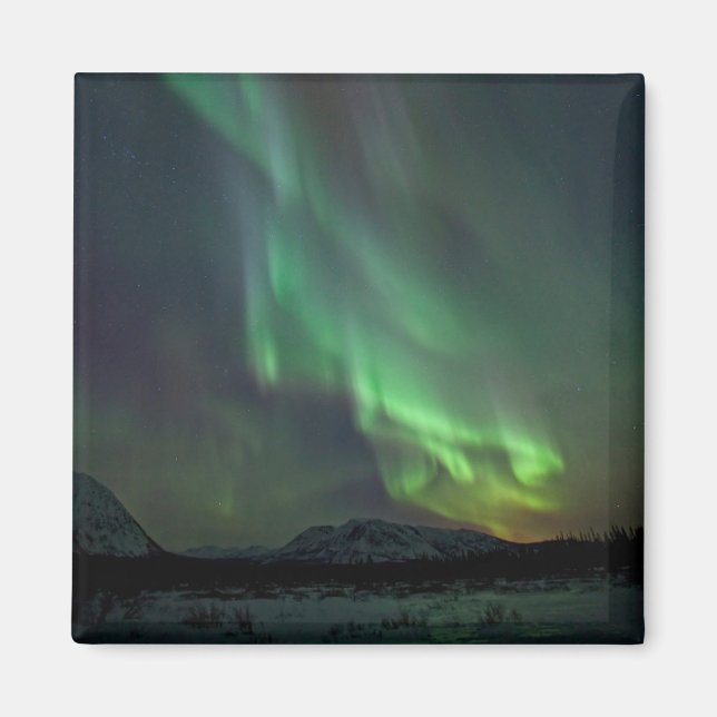 Norra ljuset | Whitehorse, Yukon Magnet (Framsidan)