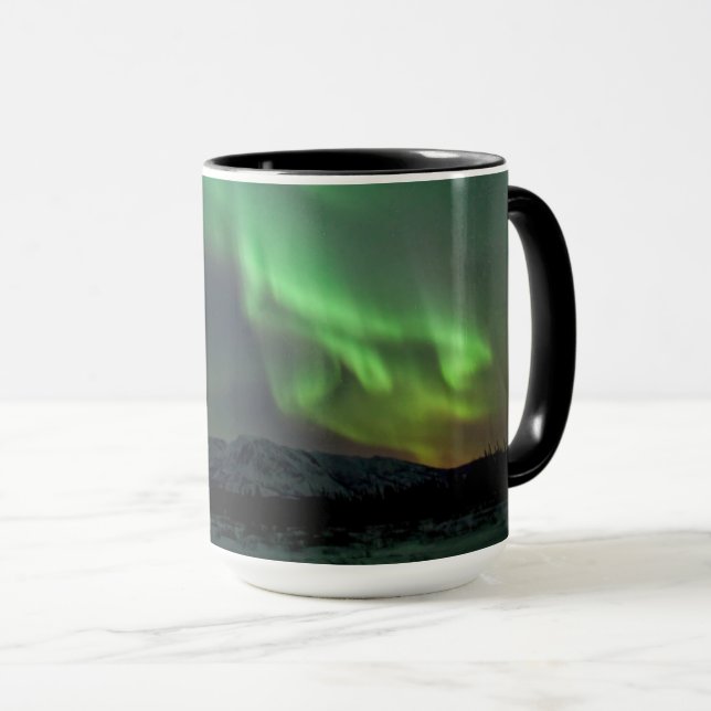 Norra ljuset | Whitehorse, Yukon Mugg (Framsida höger)