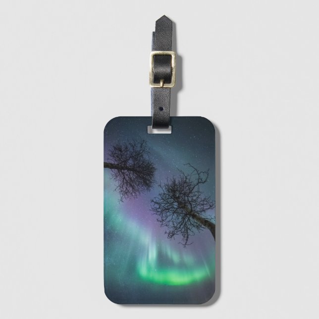 Norra ljusets Träd Bagagebricka (Framsida vertikal)