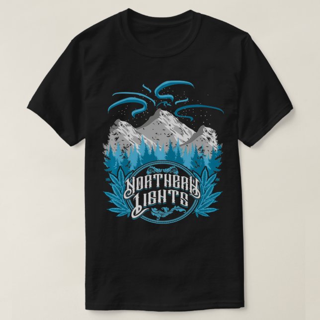 Norra ljusstråden Indica Ljus Ogräs Pullover T Shirt (Design framsida)