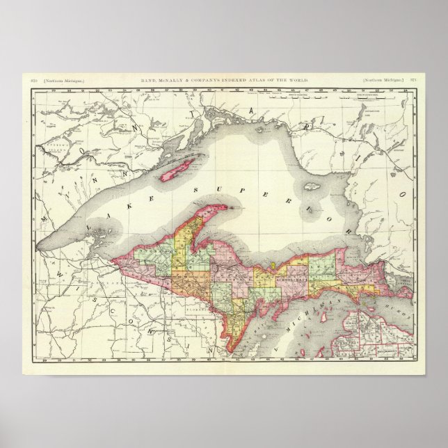 norra Michigan Poster (Framsidan)