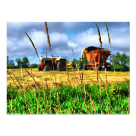 Norra New England- gårdar Fototryck