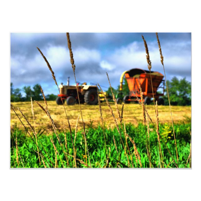 Norra New England- gårdar Fototryck (Framsidan)