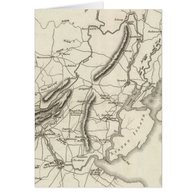 Norra New jersey Hälsningskort (Framsidan)