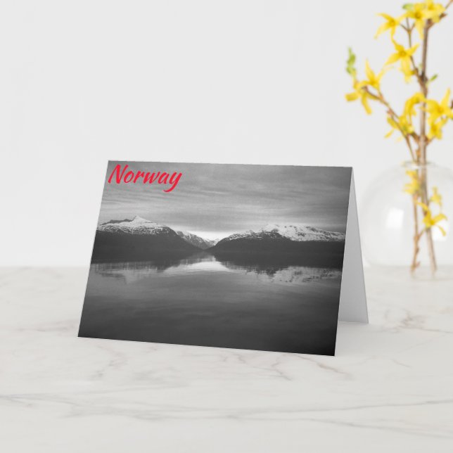 Norra Norgen Kort (Gul blomma)