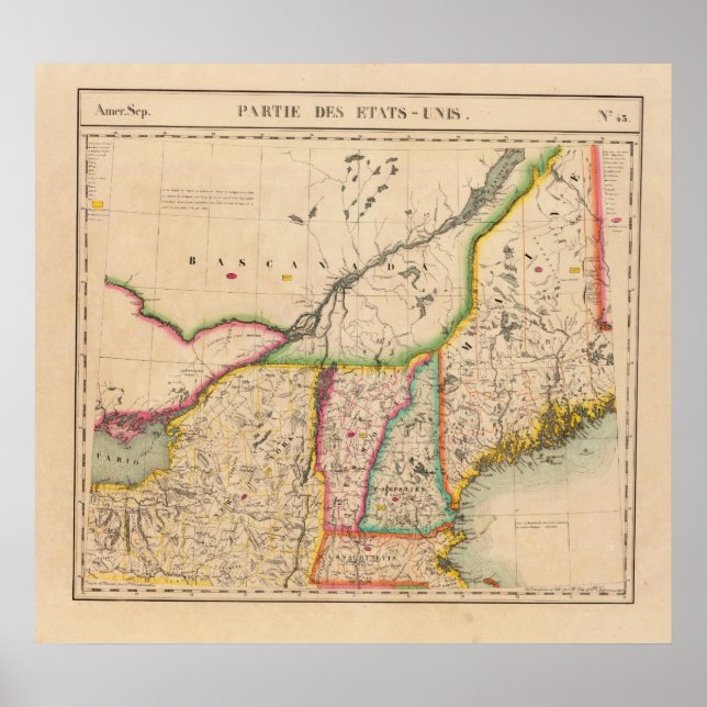 Norra öster, Förenade Stater 43 Poster (Framsidan)