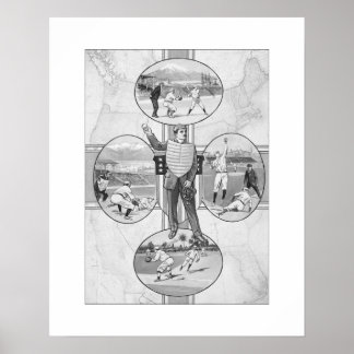 Norra Öster syd-Västern-basket, konstutskrift Poster