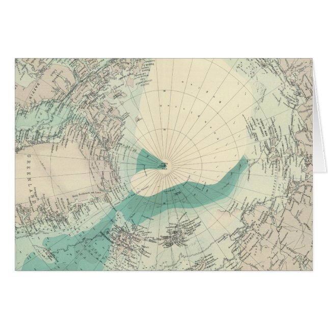 Norra Polarna Hälsningskort (Framsidan Horizontal)