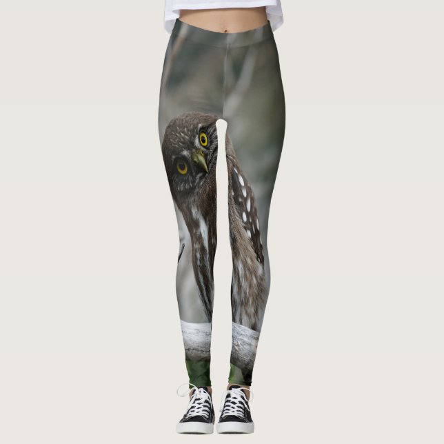 norra Pygmy Uggla Leggings (Framsida)