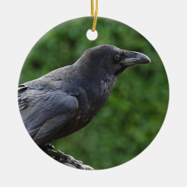 norra Raven Julgransprydnad Keramik (Framsidan)