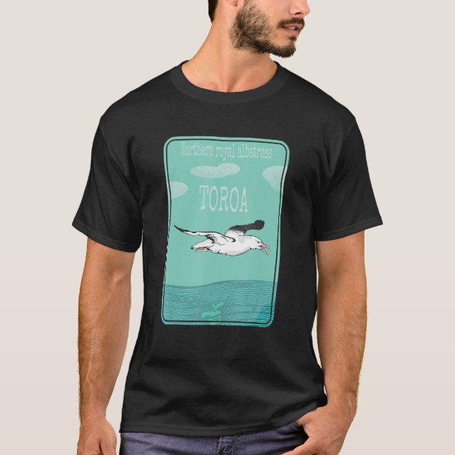 Norra royalet albatross Toroa T Shirt (Framsida)