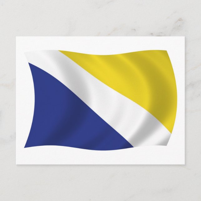 Norra Schleswigs flagga Postkort Vykort (Framsida)