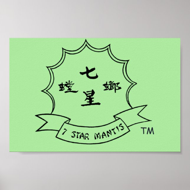 Norra Shaolin 7 Star Praying Mantis Poster 2 (Framsidan)