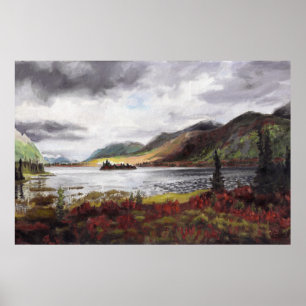 Norra Sjö hösten: 36 x 24 Skriv ut Poster