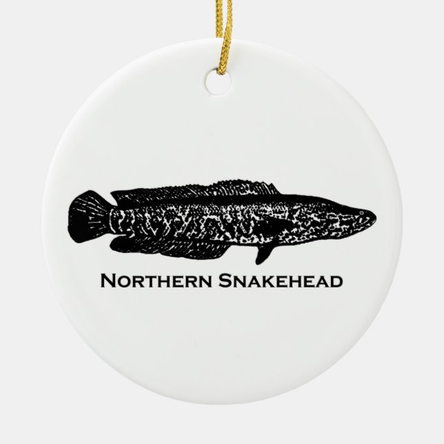 Norra Snakehead Julgransprydnad Keramik (Framsidan)