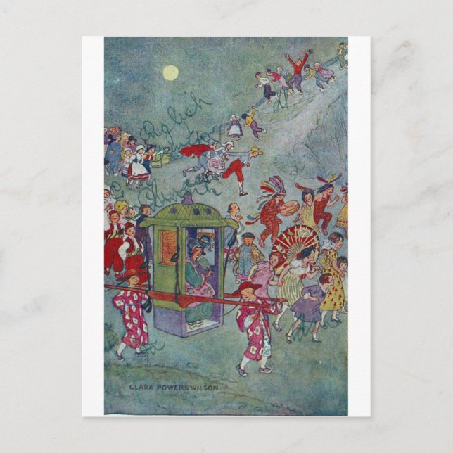 Norra södra Öster Väster Vykort (Framsida)