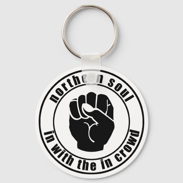 Norra sollpatch i Crowd Keychain Nyckelring (Framsida)
