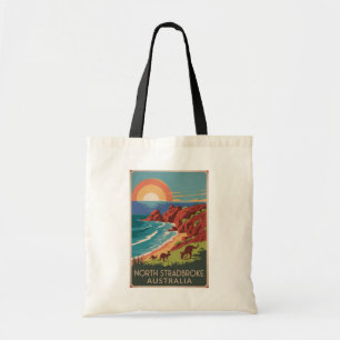 Norra Stradbroke Island Kangaroos Illustration Tygkasse