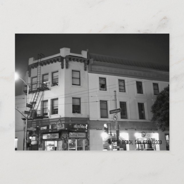 norra stranden, san francisco vykort (Framsida)