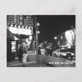 norra stranden, san francisco vykort