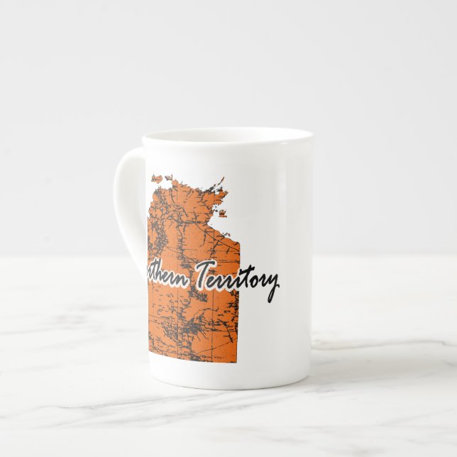 Norra territoriet benporslin mugg (Framsida vänster)