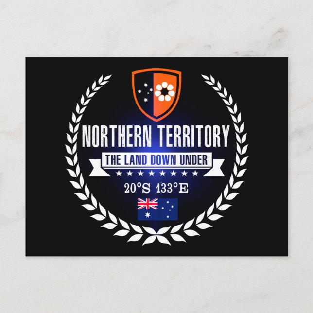 Norra territoriet vykort (Framsida)