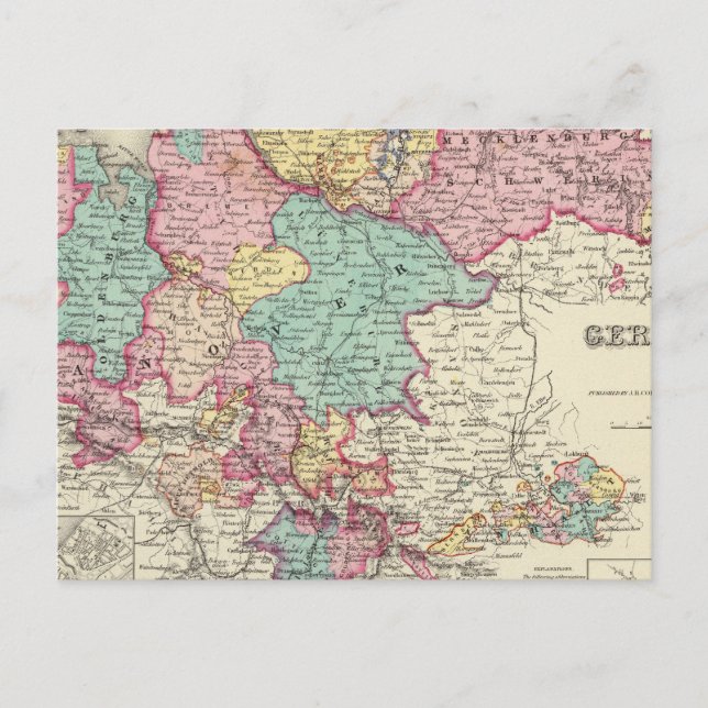 Norra Tysklanda 2 Vykort (Framsida)