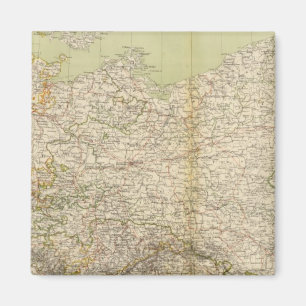 Norra Tysklandare Atlas Karta Magnet