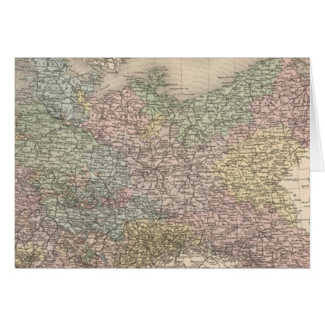 Norra Tysklandare Hälsningskort (Framsidan Horizontal)