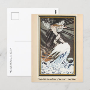 Norra Vinden går över havet Kay Nielsen Vykort