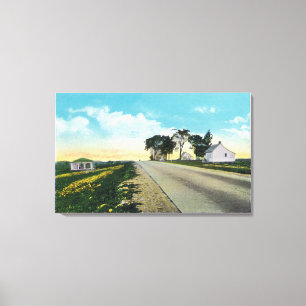 Norra vyns Saratoga Battlefield Canvastryck