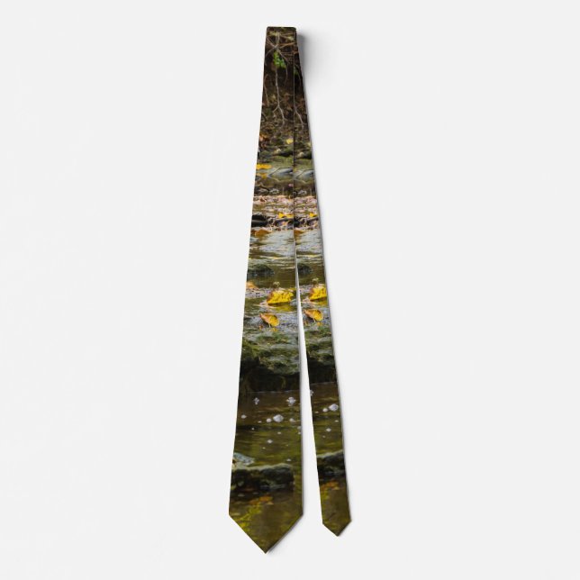 Norra Wears Bäck Landcape Neck Tie Slips (Framsida)