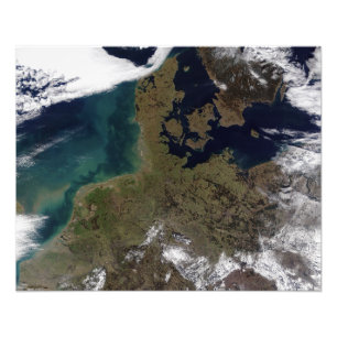 Norra Westerna Europa Fototryck