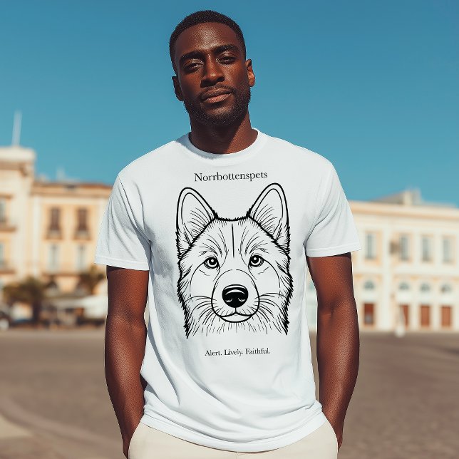 Norrbottenspets Porträtt T Shirt (Skapare uppladdad)