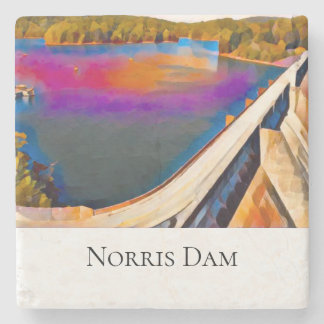 Norris Dam Stone Coaster Stenunderlägg