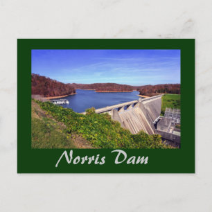 Norris Dam,Tennessee, USA Vykort