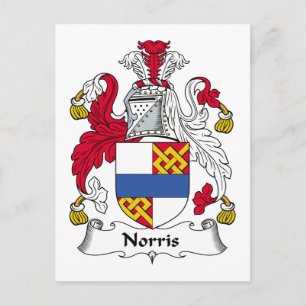 Norris Family Crest Vykort