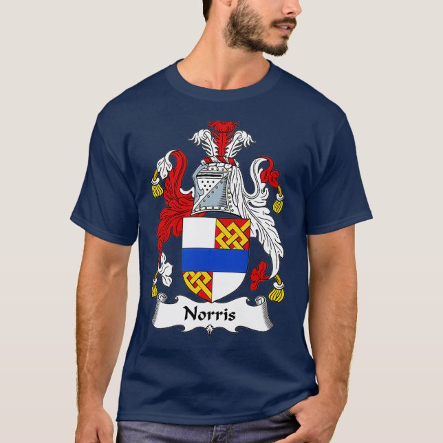 Norris Jackar Arm Family Crest T Shirt (Framsida)