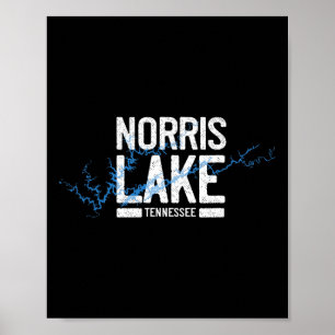 Norris Lake Tennessee Semester Båttur Äventyr Poster