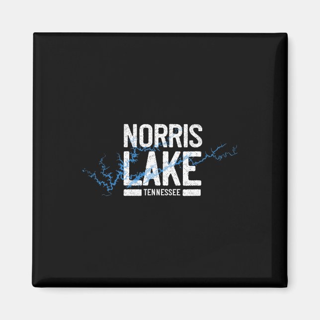 Norris Lake Tennessee Vacation Boating Adventure  Magnet (Framsidan)