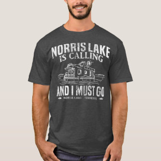 Norris Sjö ringer upp Tennessee Houseboat T Shirt