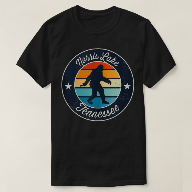 Norris Sjö Tennessee Souvenir T Shirt (Design framsida)