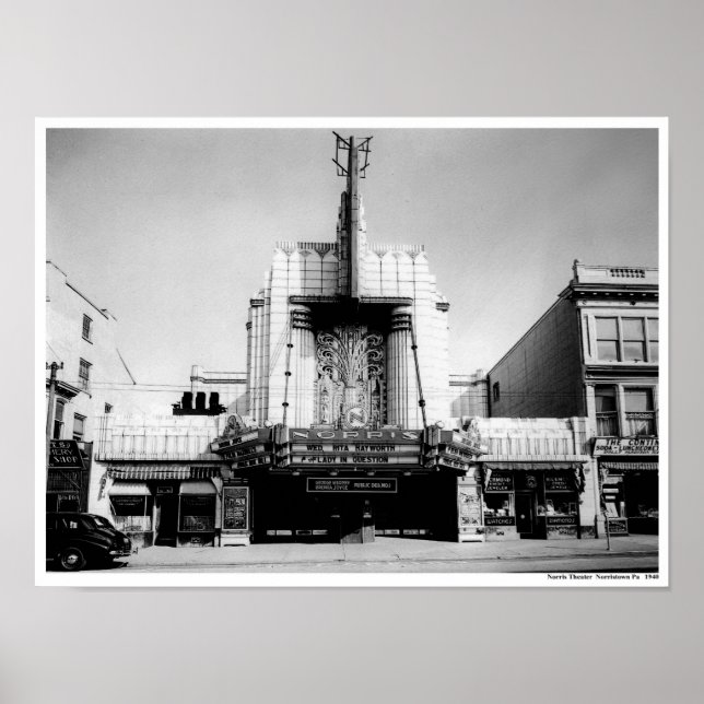 NorrisTheater Norristown Pa Poster (Framsidan)