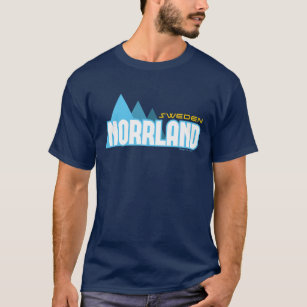 NORRLAND sverige (svenska norra delen av ett land) T-shirt