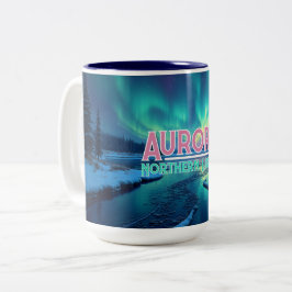 Norrljus Aurora Borealis Två-Tonad Mugg