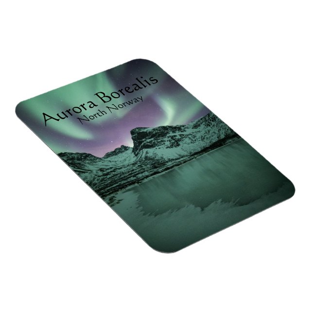 Norrljus Norge Souvenir Magnet (Högersidan)