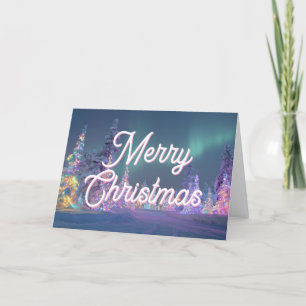 Norrljus Pastell Träd God Jul Helgkort