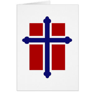 Norrmankorflagga Hälsningskort